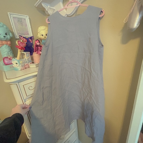 Son De Flor Flattering Apron in lavender - Picture 3 of 6